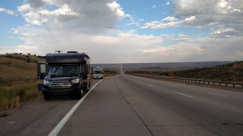 Aug 29, 2017 @ Evanston WY (Broke Down)